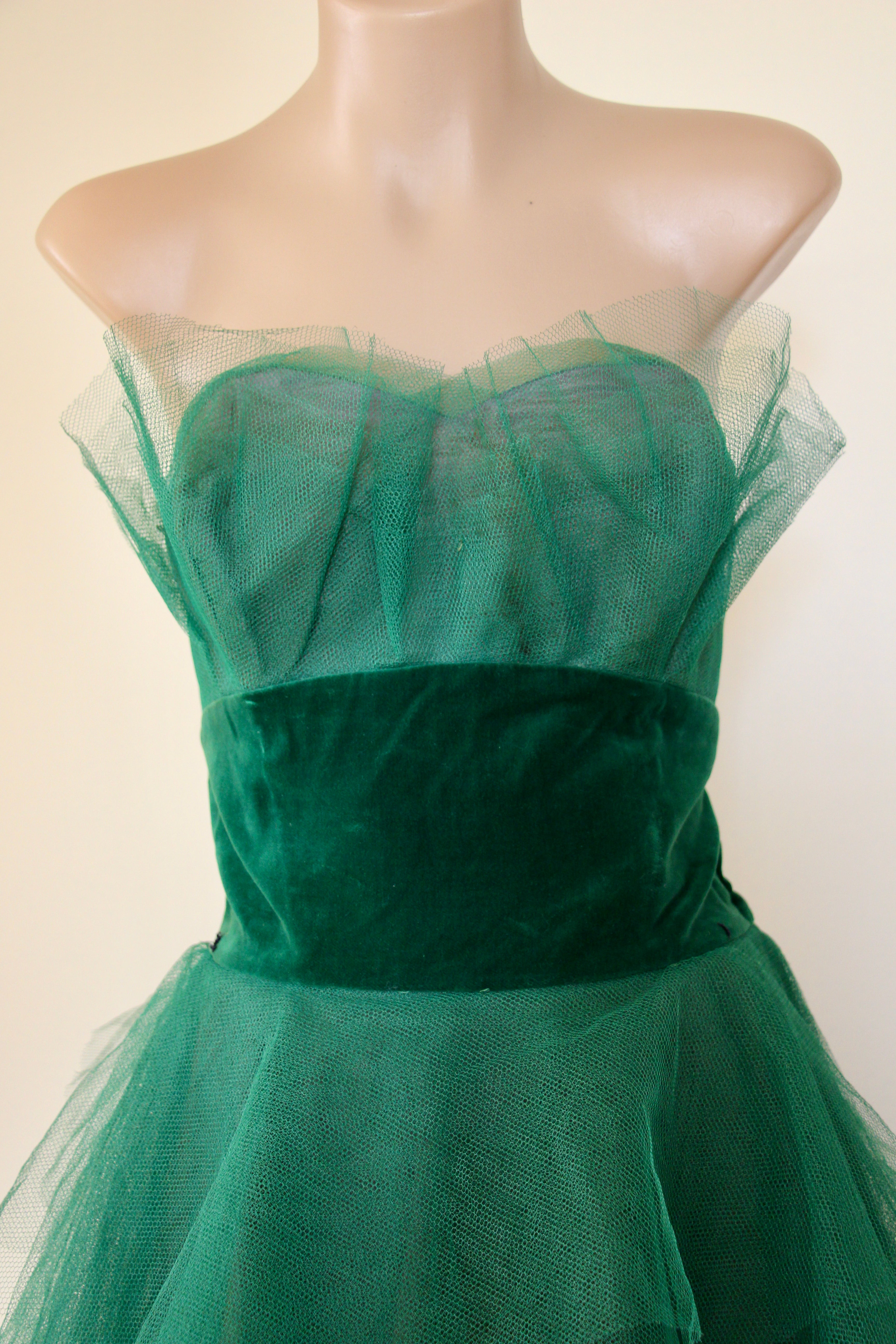 1950s Harry Keiser Ball Gown