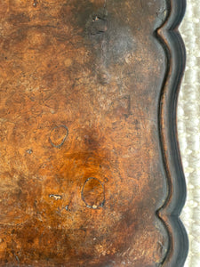 Elegant Marquetry Tray and Table