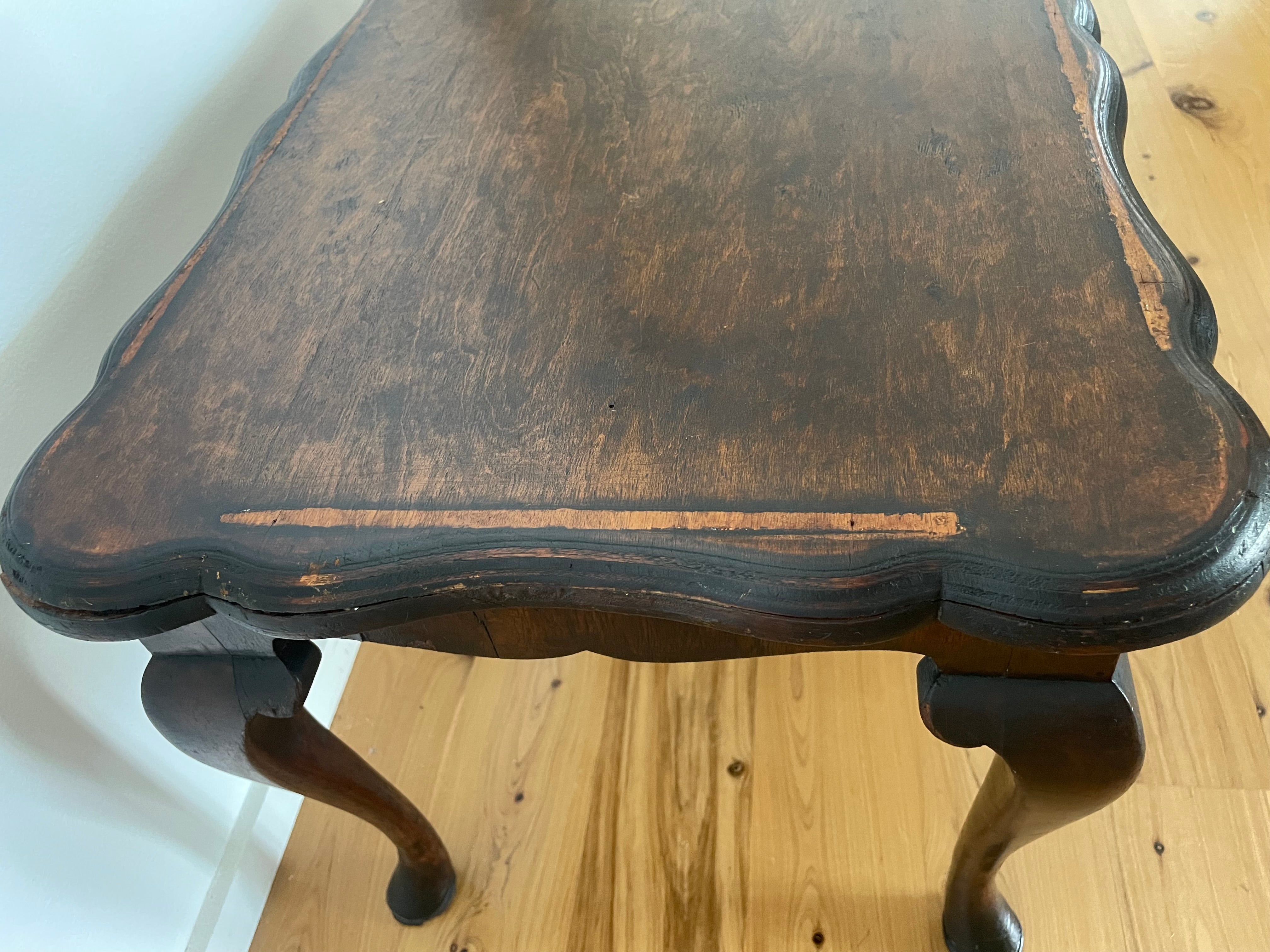 Elegant Marquetry Tray and Table