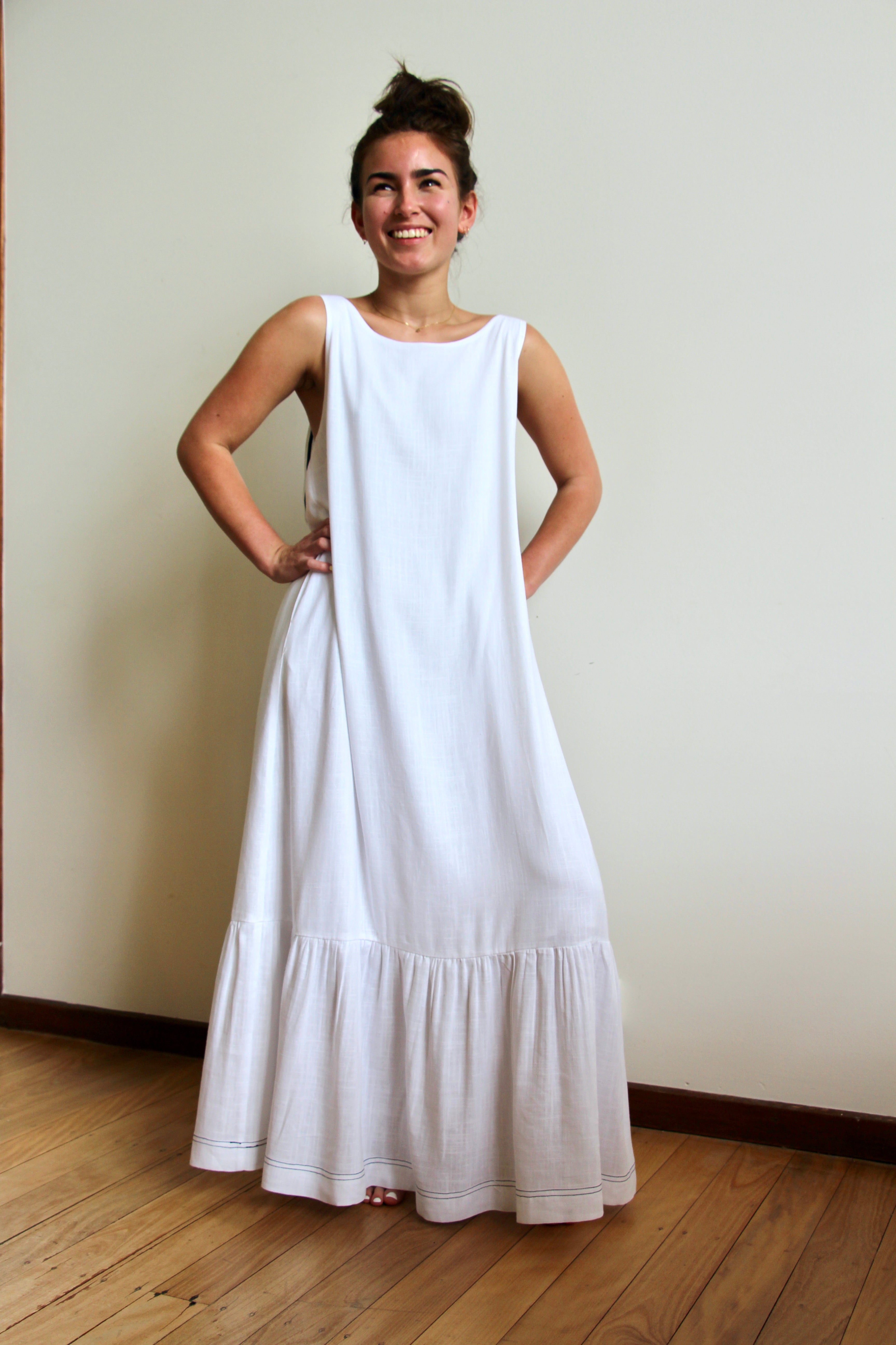Ashlee Dress in White
