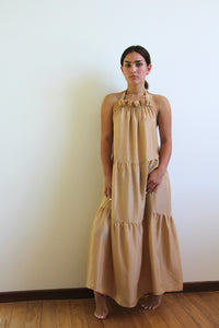 Kate Gold Silk Dress