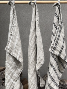 Stripe Hand Loomed Tea Towel