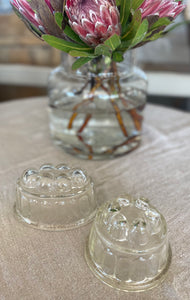 Small Glass Jelly Moulds